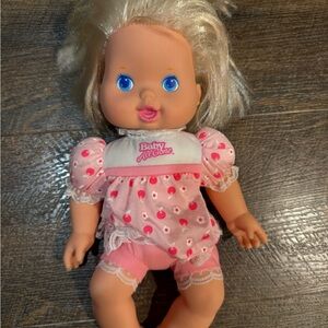 Baby all gone vintage Doll with Pink Outfit